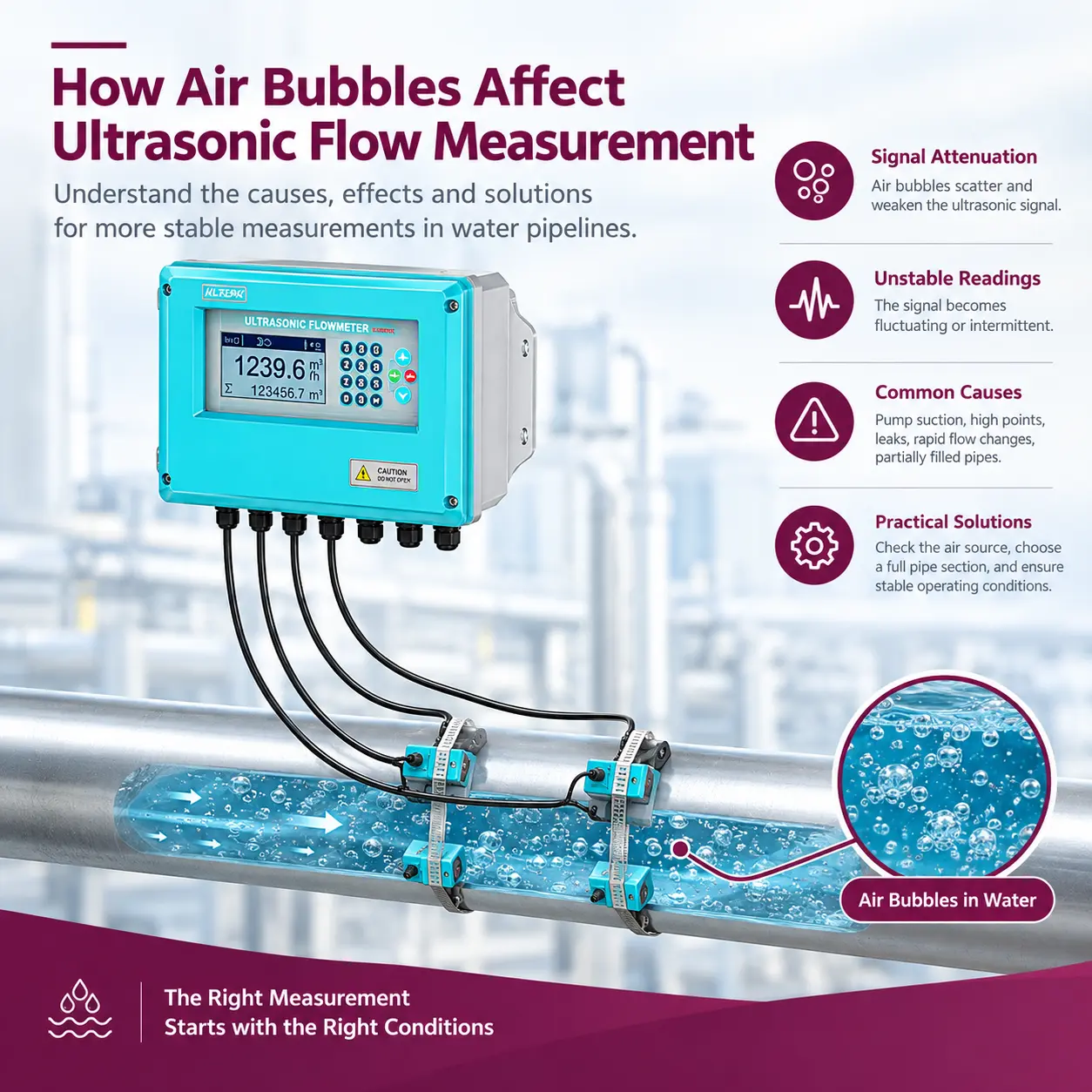How to Verify a Clamp-On Ultrasonic Flow Meter Reading in the Field